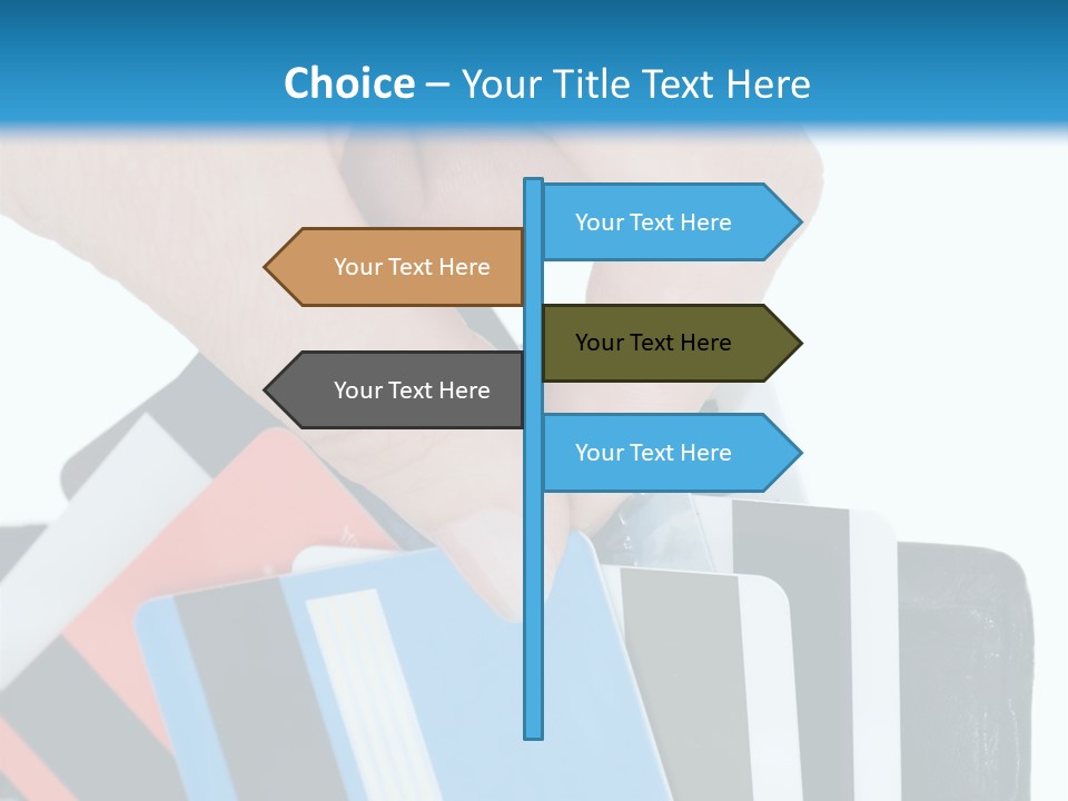 White Market Leather PowerPoint Template