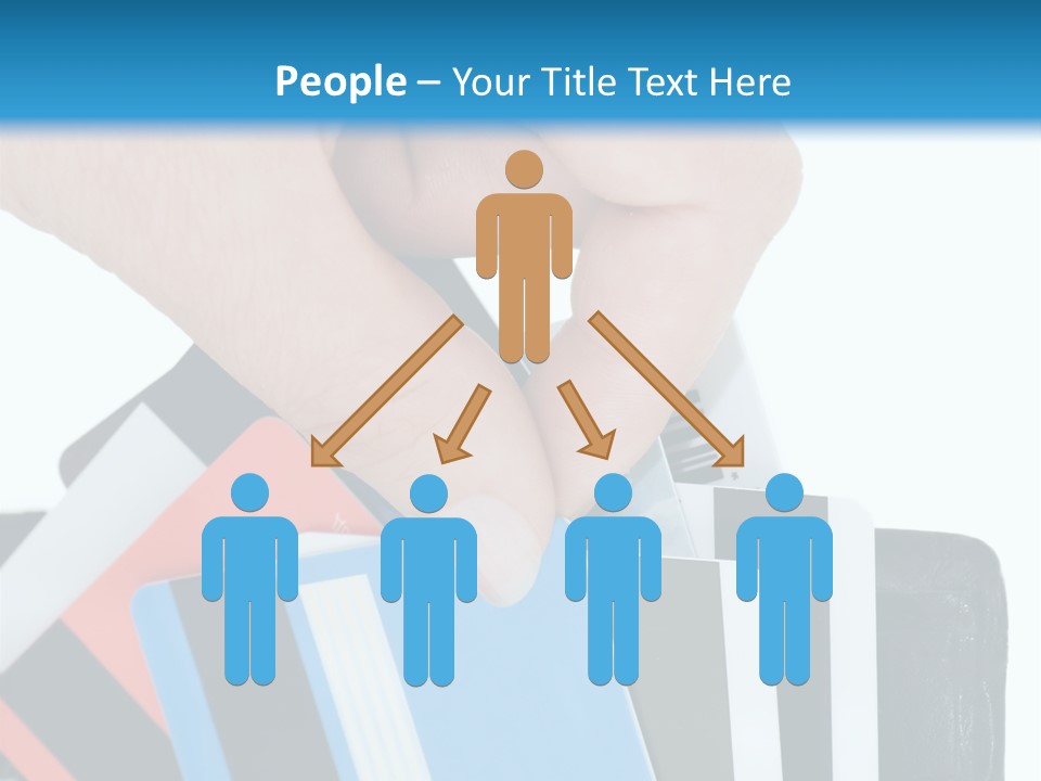 White Market Leather PowerPoint Template