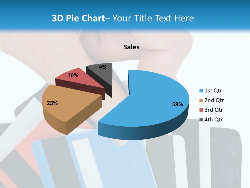 White Market Leather PowerPoint Template