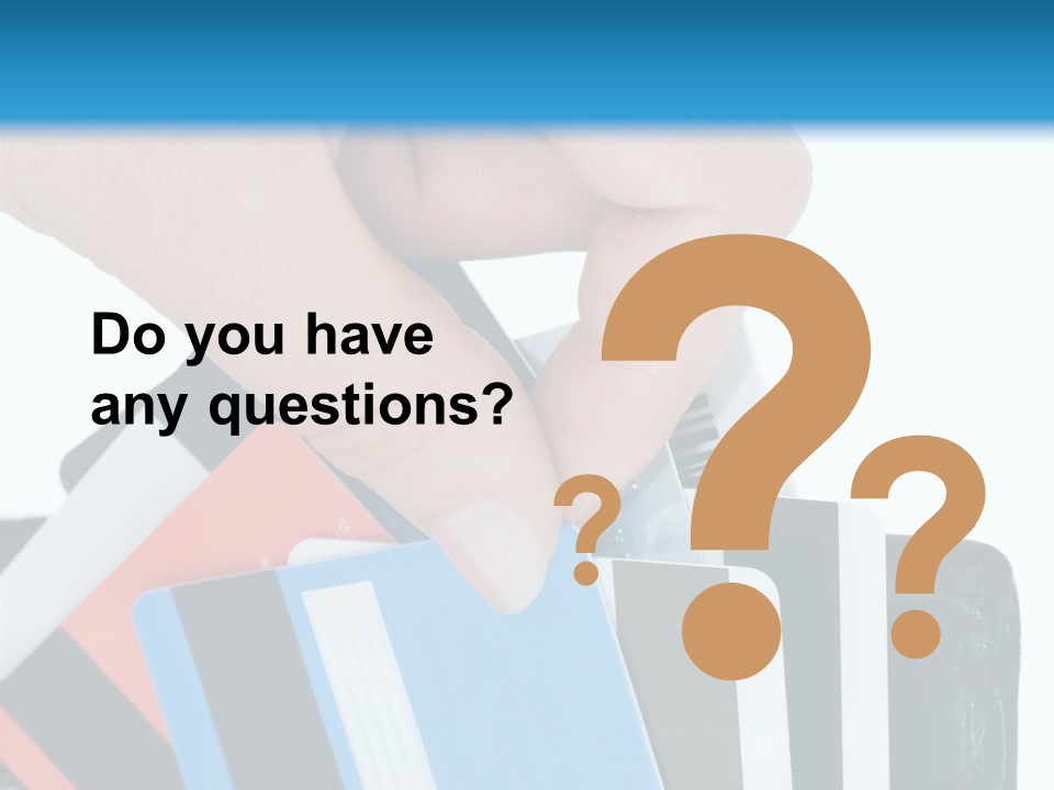 White Market Leather PowerPoint Template