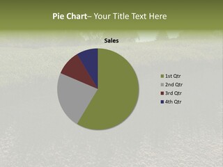 Sand Trap Ball PowerPoint Template