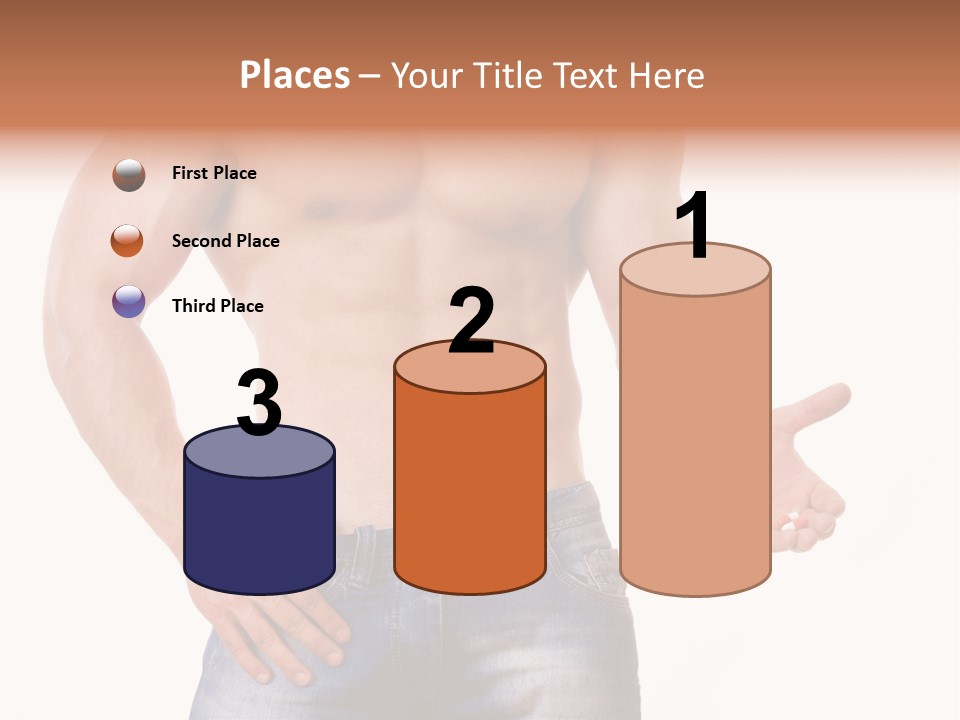 Hand Bodybuilder Filling PowerPoint Template