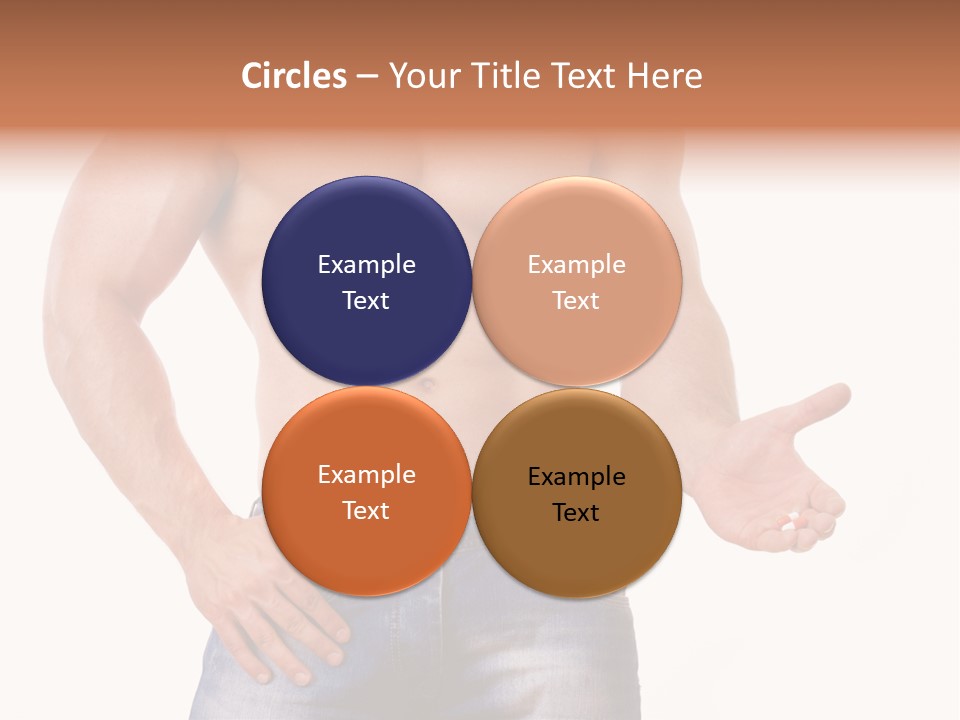 Hand Bodybuilder Filling PowerPoint Template