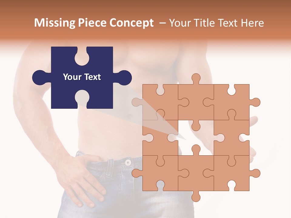 Hand Bodybuilder Filling PowerPoint Template