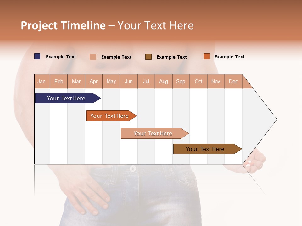 Hand Bodybuilder Filling PowerPoint Template