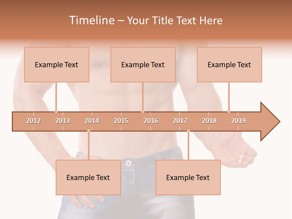 Hand Bodybuilder Filling PowerPoint Template