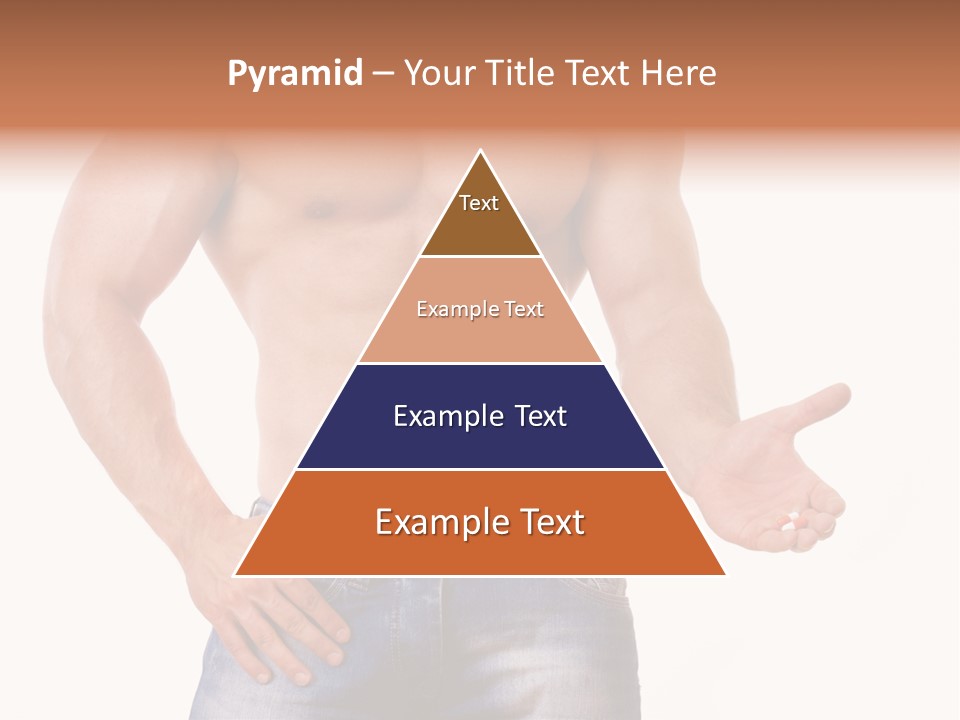 Hand Bodybuilder Filling PowerPoint Template