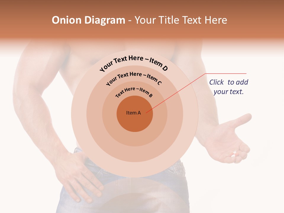 Hand Bodybuilder Filling PowerPoint Template