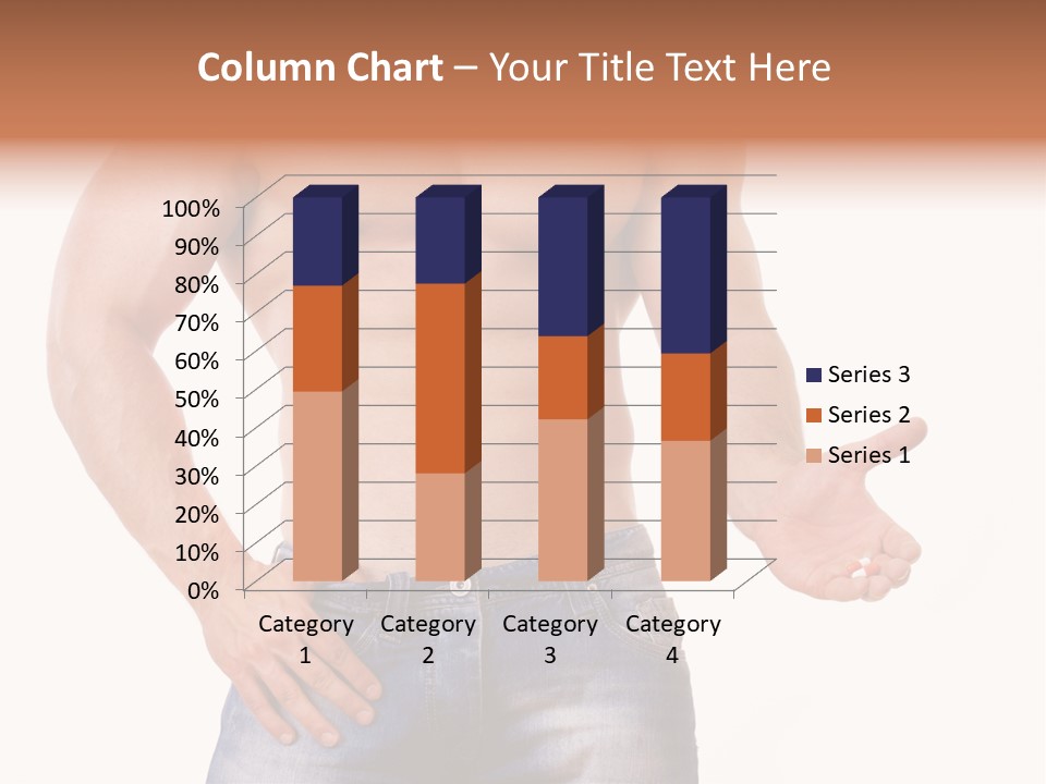 Hand Bodybuilder Filling PowerPoint Template