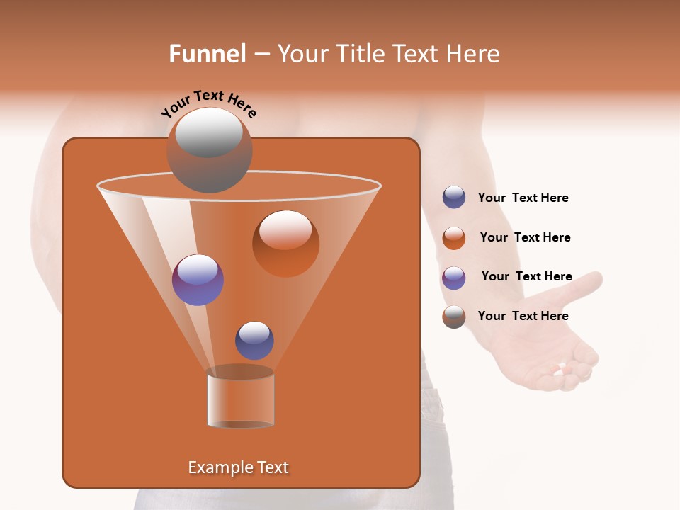 Hand Bodybuilder Filling PowerPoint Template