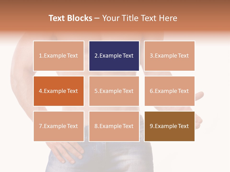 Hand Bodybuilder Filling PowerPoint Template