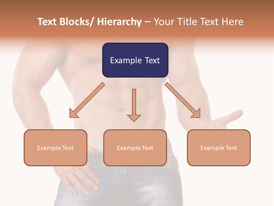 Hand Bodybuilder Filling PowerPoint Template