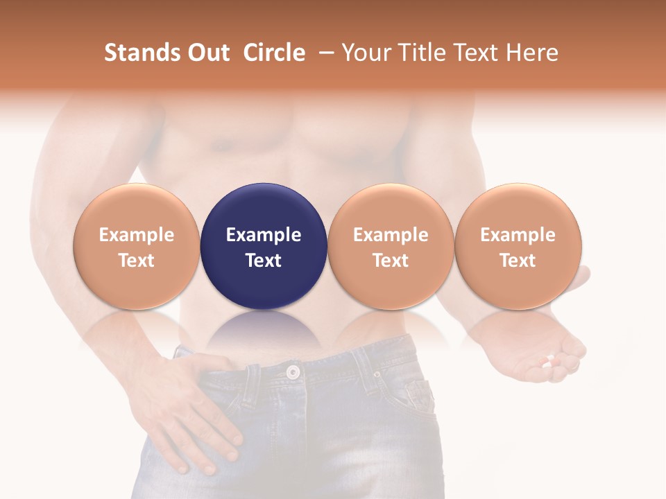 Hand Bodybuilder Filling PowerPoint Template