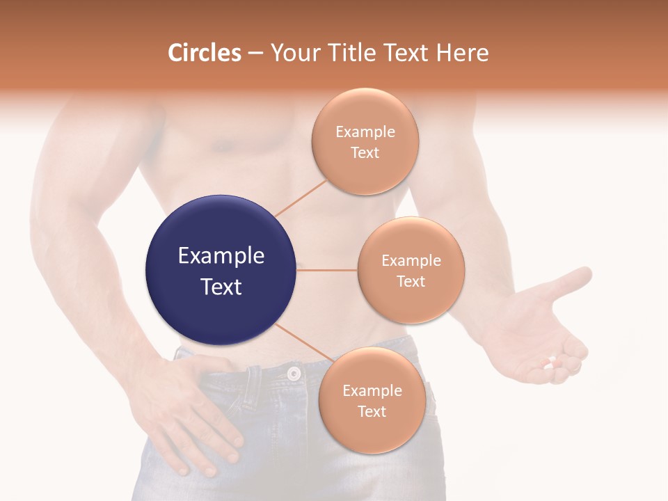 Hand Bodybuilder Filling PowerPoint Template