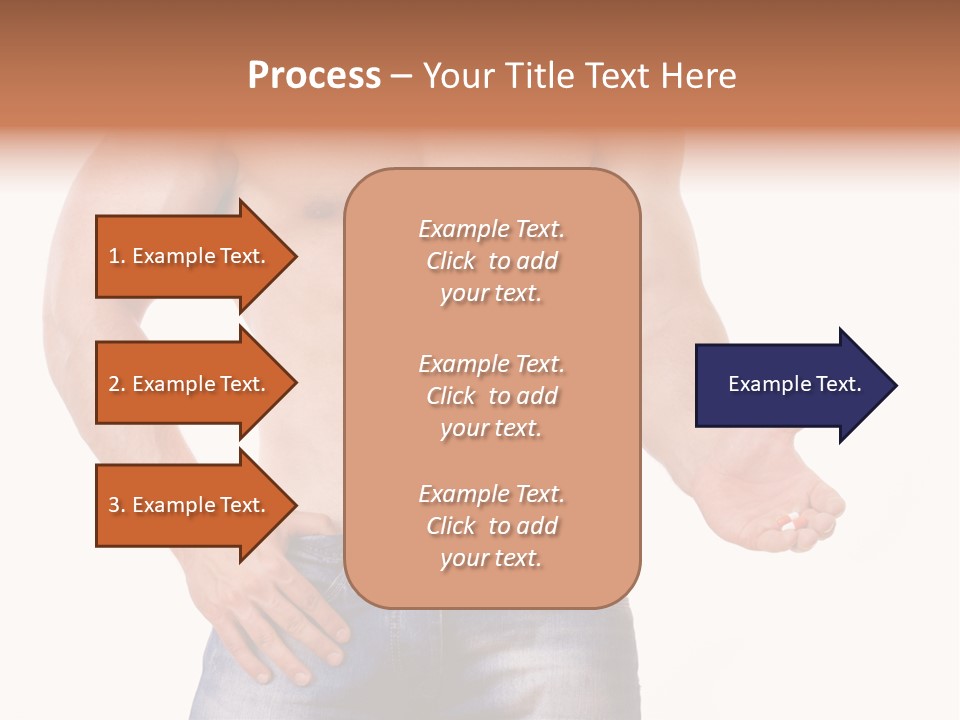 Hand Bodybuilder Filling PowerPoint Template