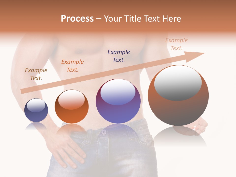 Hand Bodybuilder Filling PowerPoint Template