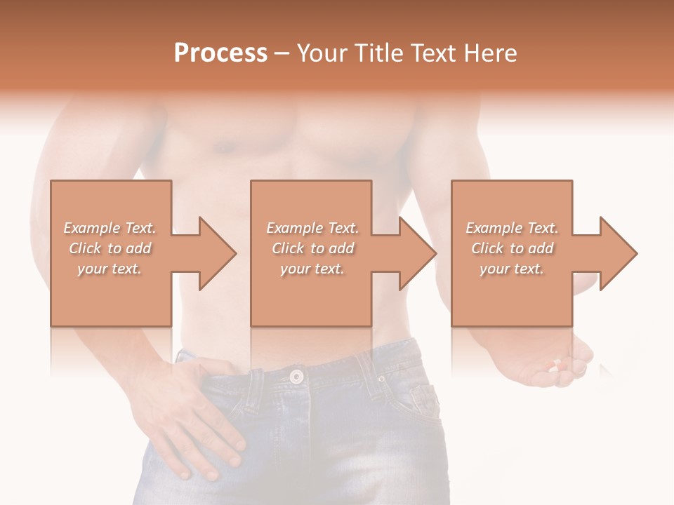 Hand Bodybuilder Filling PowerPoint Template