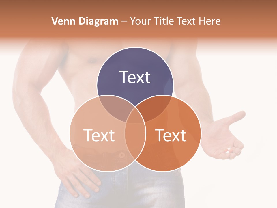 Hand Bodybuilder Filling PowerPoint Template