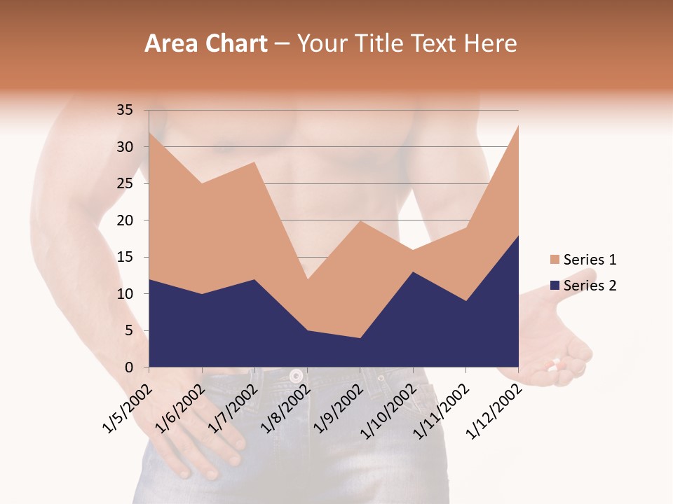 Hand Bodybuilder Filling PowerPoint Template