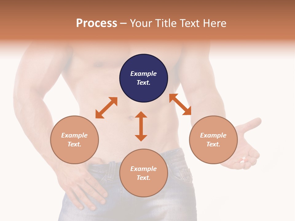 Hand Bodybuilder Filling PowerPoint Template