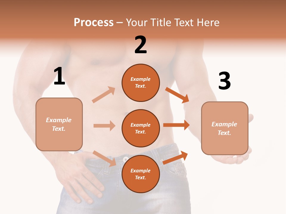 Hand Bodybuilder Filling PowerPoint Template