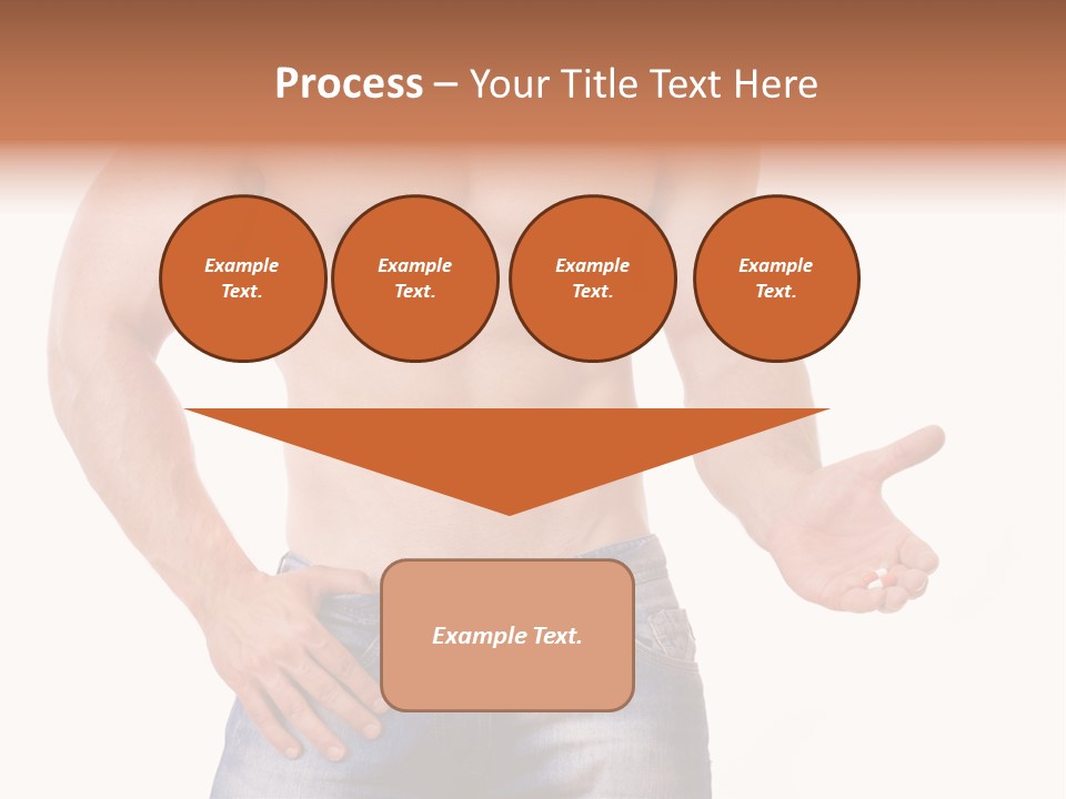 Hand Bodybuilder Filling PowerPoint Template