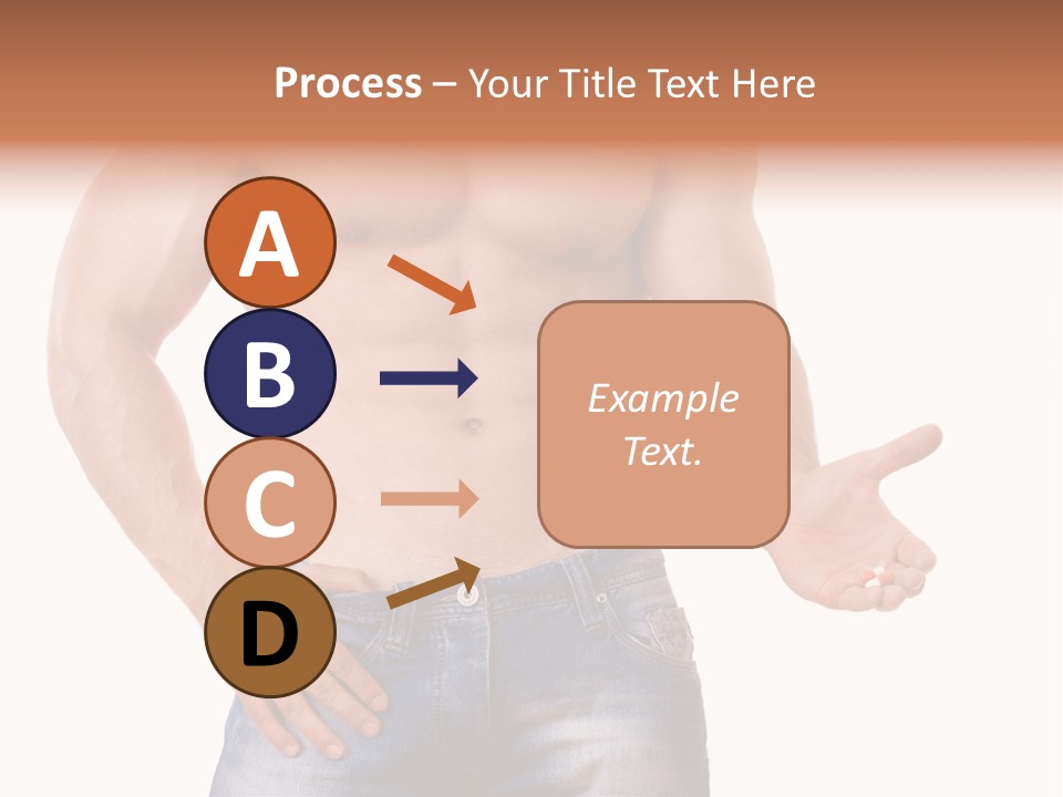 Hand Bodybuilder Filling PowerPoint Template