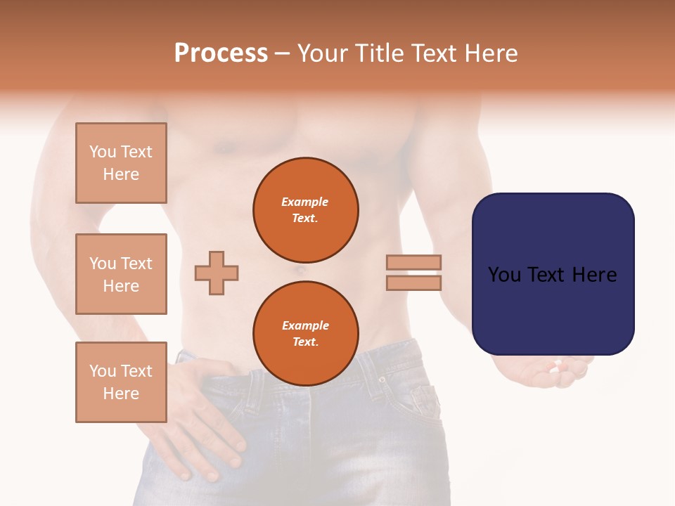 Hand Bodybuilder Filling PowerPoint Template