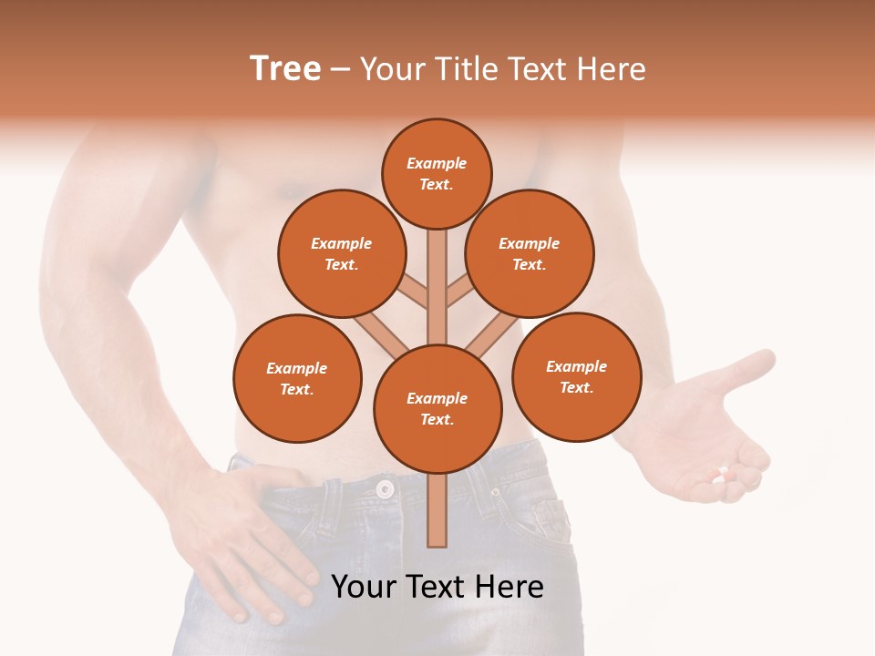 Hand Bodybuilder Filling PowerPoint Template