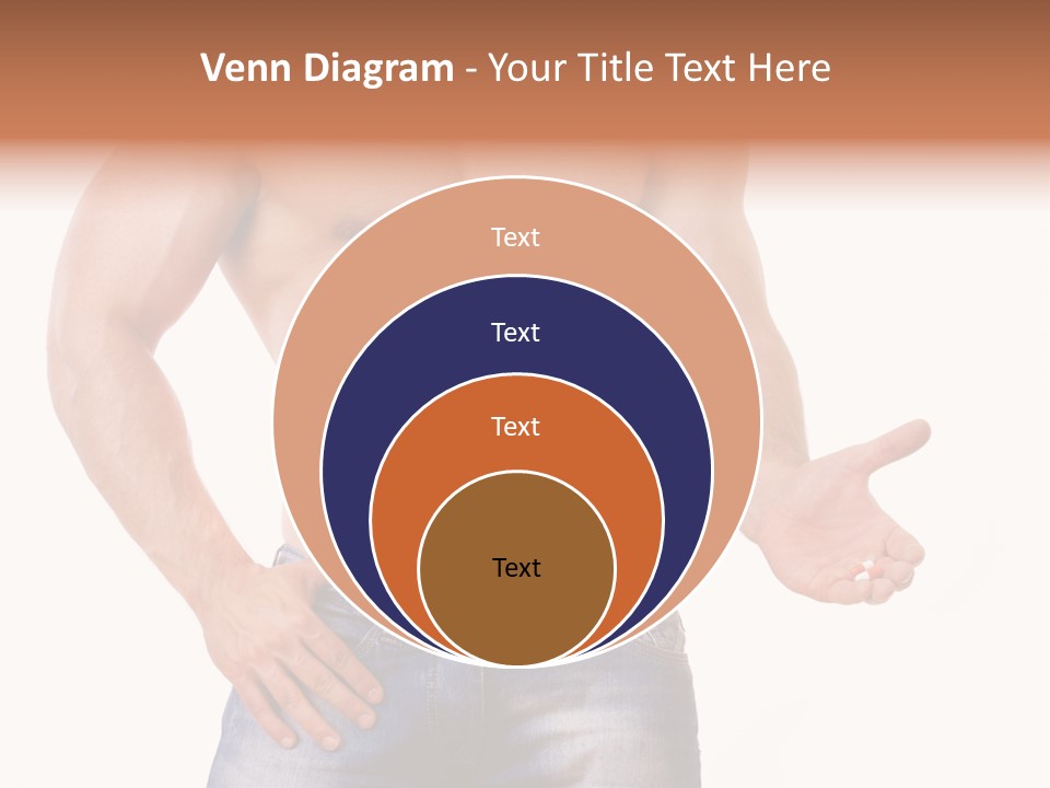 Hand Bodybuilder Filling PowerPoint Template