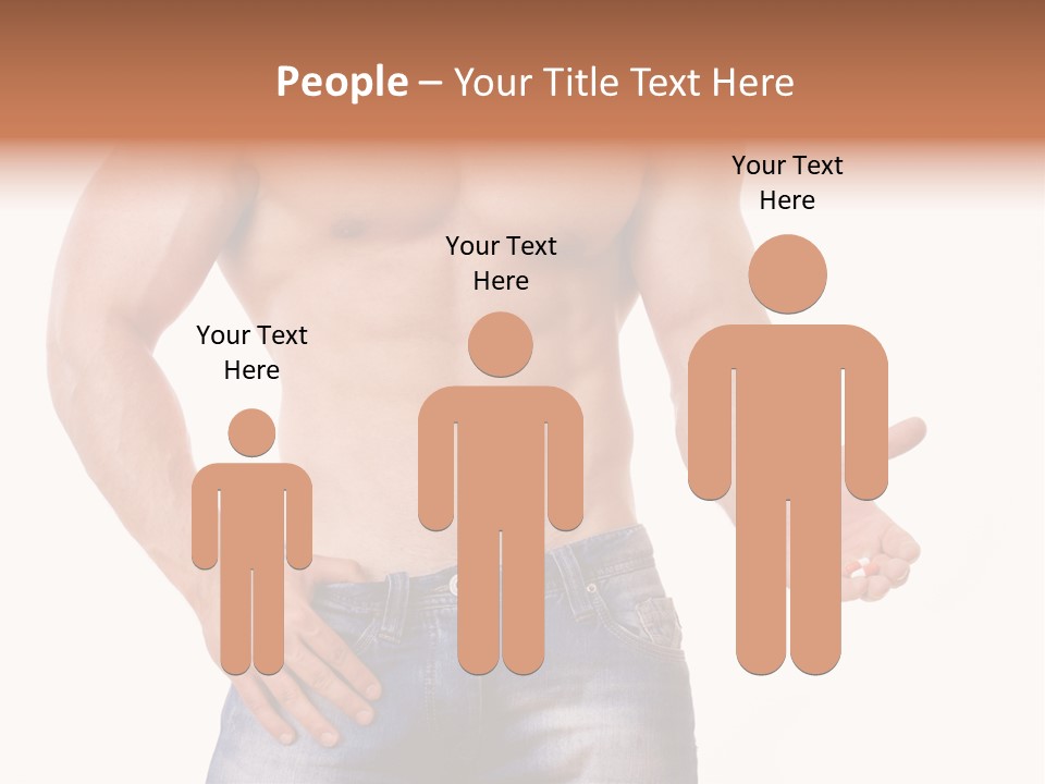 Hand Bodybuilder Filling PowerPoint Template