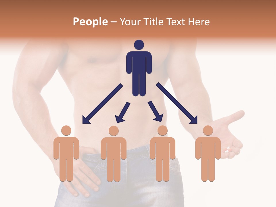 Hand Bodybuilder Filling PowerPoint Template