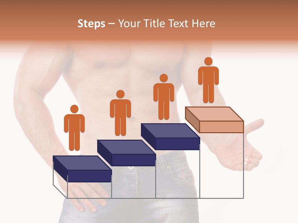 Hand Bodybuilder Filling PowerPoint Template