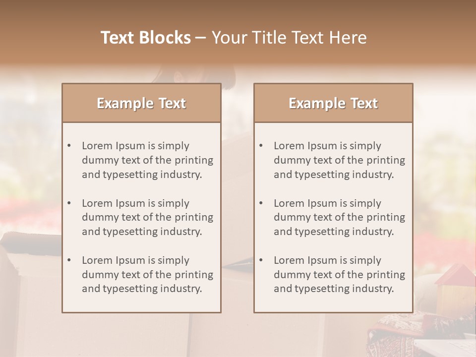 Box Casual Estate PowerPoint Template