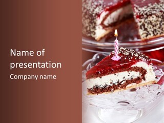 Afters Birthday Torte PowerPoint Template