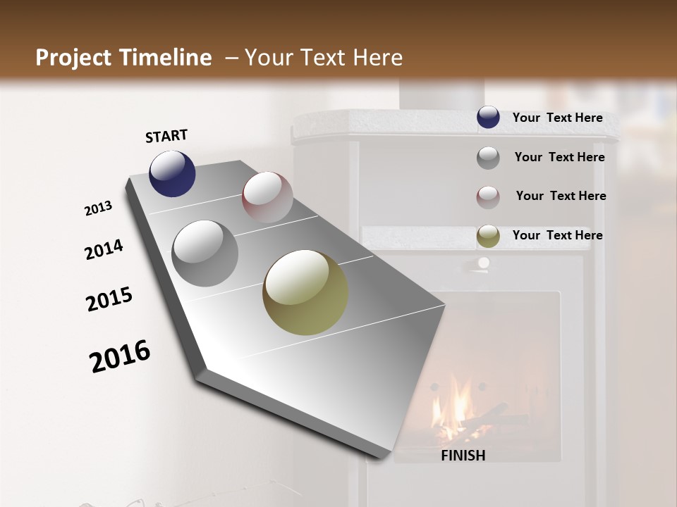 Indoors Relaxation Wood PowerPoint Template