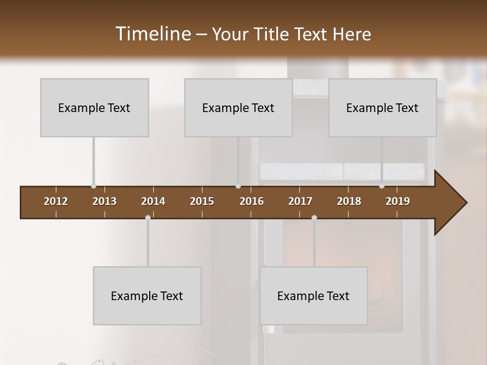 Indoors Relaxation Wood PowerPoint Template