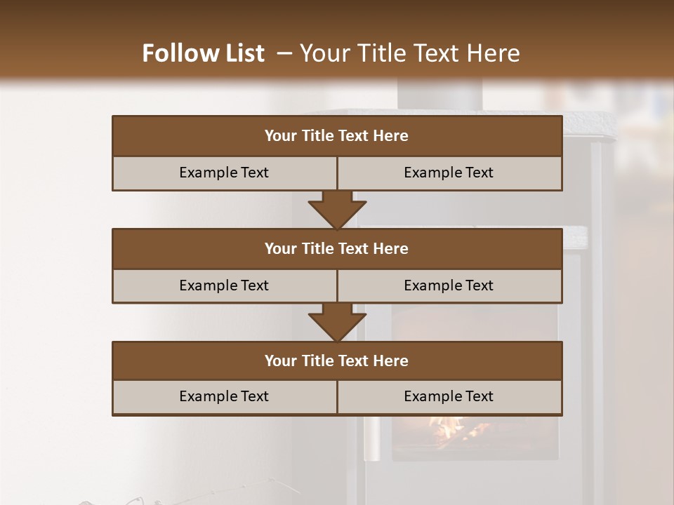 Indoors Relaxation Wood PowerPoint Template