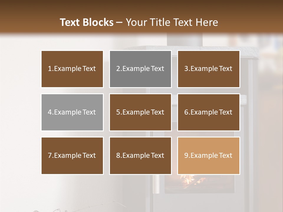 Indoors Relaxation Wood PowerPoint Template