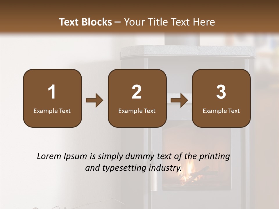 Indoors Relaxation Wood PowerPoint Template