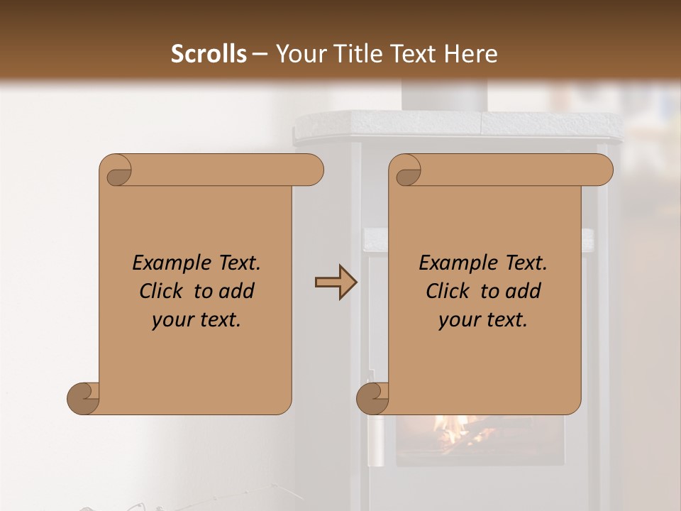 Indoors Relaxation Wood PowerPoint Template