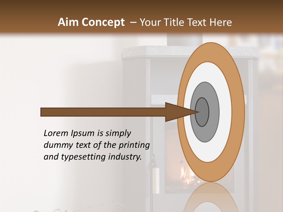 Indoors Relaxation Wood PowerPoint Template