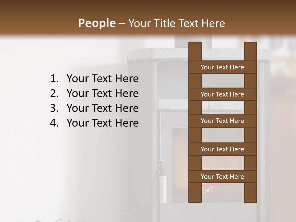 Indoors Relaxation Wood PowerPoint Template