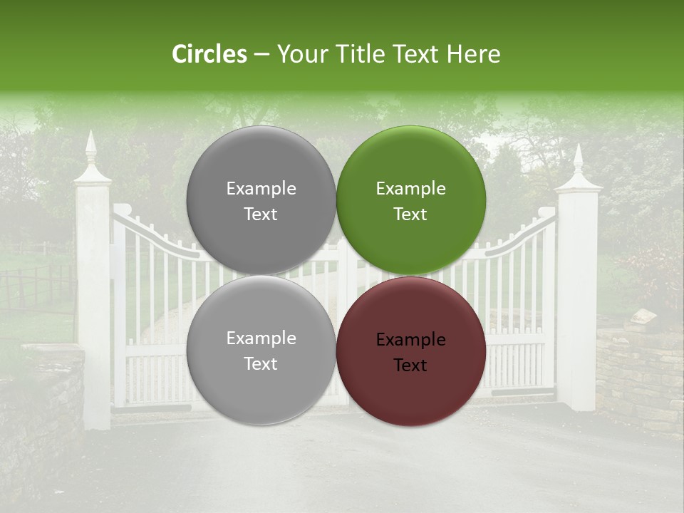 Hotel Metal Ornamental PowerPoint Template