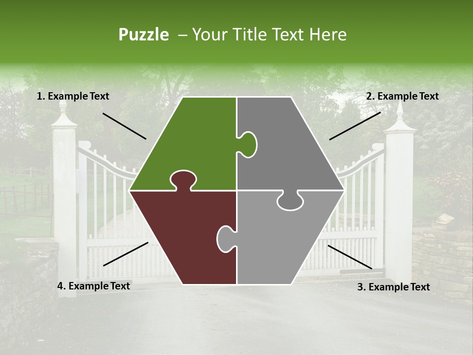 Hotel Metal Ornamental PowerPoint Template