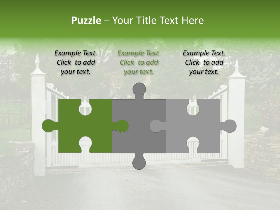 Hotel Metal Ornamental PowerPoint Template