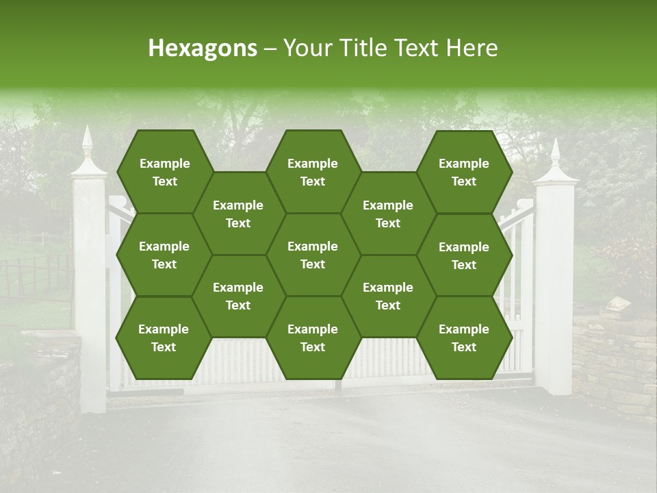 Hotel Metal Ornamental PowerPoint Template