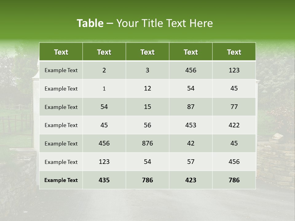Hotel Metal Ornamental PowerPoint Template