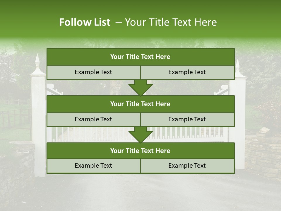Hotel Metal Ornamental PowerPoint Template