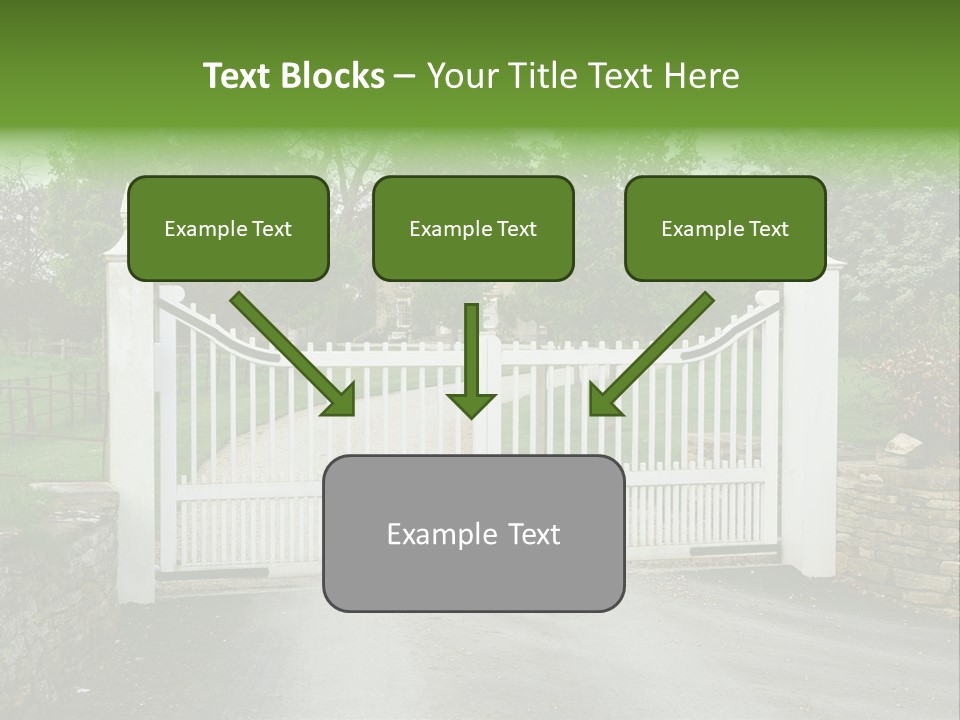 Hotel Metal Ornamental PowerPoint Template